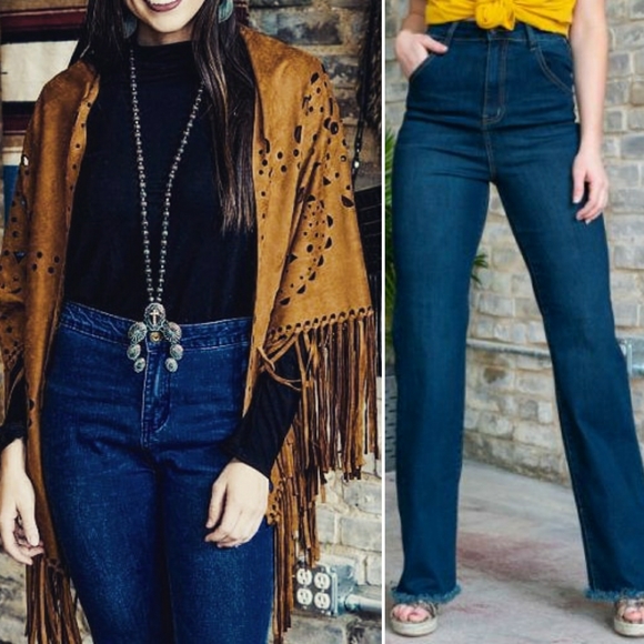 NWT L&B Dark Wash Mom Jeans - Picture 4 of 4